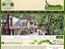 Tablet Screenshot of lakemistmussoorie.com